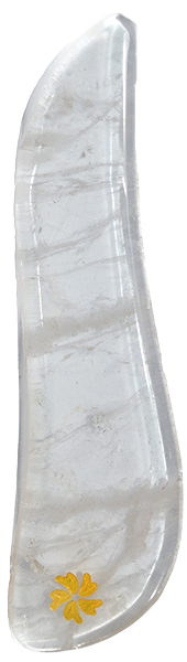Set Gua Sha de Cuarzo Blanco Piedra Gua Sha Masajeador Facial