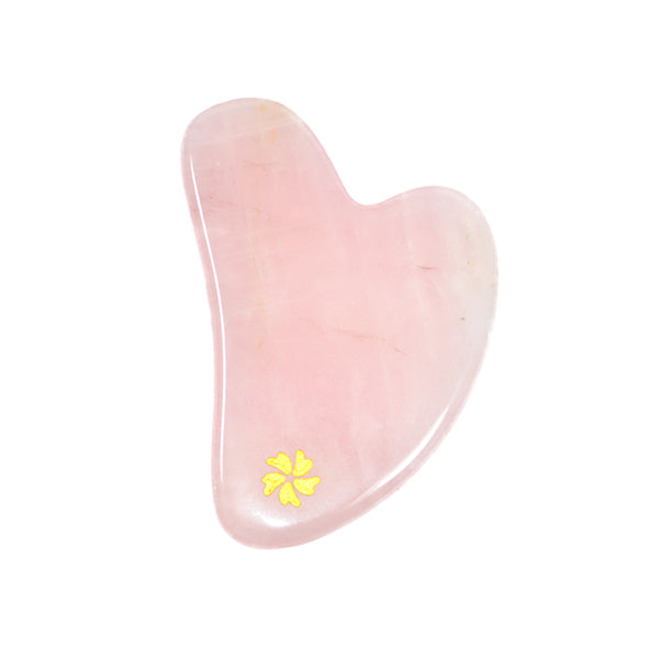 Set Gua Sha de Cuarzo Rosa Piedra Gua Sha Masajeador Facial