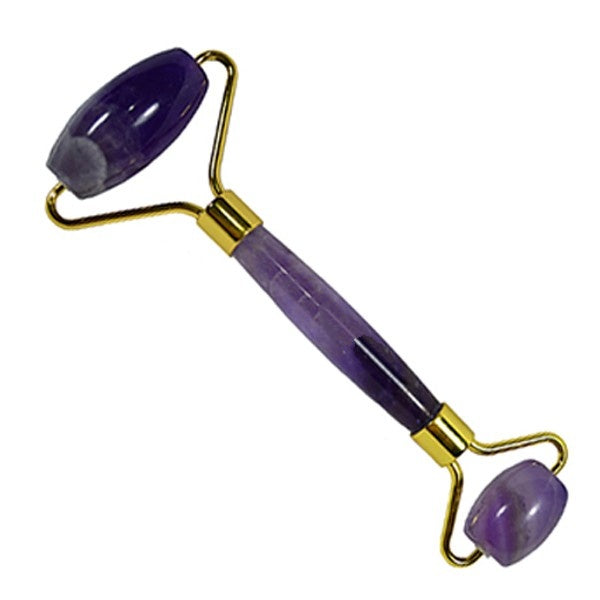 Rodillo de AMATISTA Piedra Gua Sha Roller Masajeador
