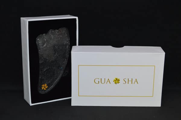 Gua Sha de Cuarzo Blanco Piedra Gua Sha Corporal y Facial