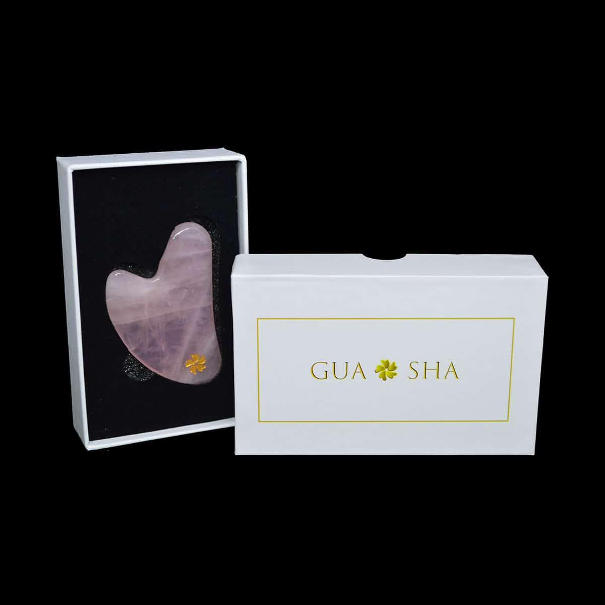 Gua Sha de Cuarzo Rosa Piedra Gua Sha Masajeador Facial