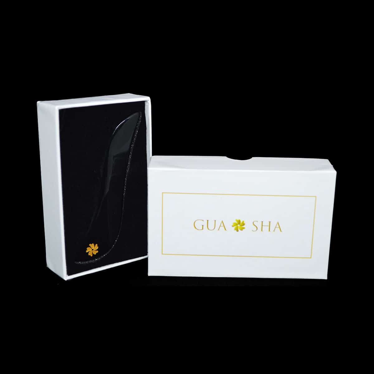 Gua Sha de Obsidiana Piedra Gua Sha Corporal