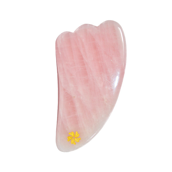 Gua Sha de CUARZO ROSA Piedra Gua Sha Corporal y Facial