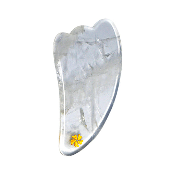 Gua Sha de Cuarzo Blanco Piedra Gua Sha Corporal y Facial